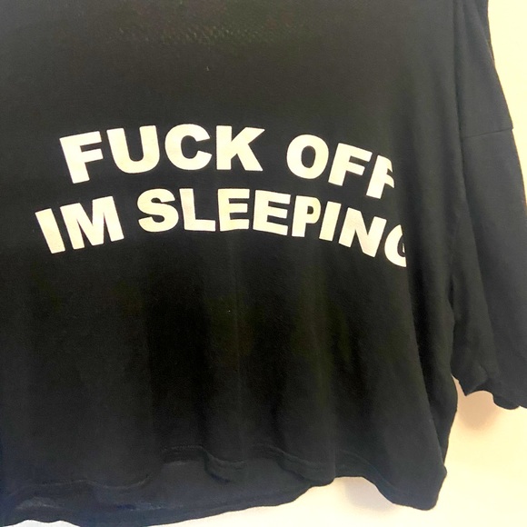 Fuck off I’m sleeping pj set - Picture 3 of 7
